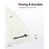 image:imageAbahub 910 Paddleboard Fin with 1 Screw Replacement Single Center Fins10 White Standard Fin Fiberglass NoTool