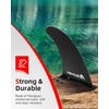 image:imageAbahub 910 Paddleboard Fin with 1 Screw Replacement Single Center Fins9 Black Slidein Fin 2Pack