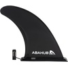 image:imageAbahub 910 Paddleboard Fin with 1 Screw Replacement Single Center Fins9 Black Slidein Fin