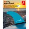 image:imageAbahub 910 Paddleboard Fin with 1 Screw Replacement Single Center Fins9 Blue Slidein Fin