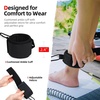 image:imageAbahub Coil SUP Leash10 ft Coiled Paddle Board Leashes57mm Legrope Strapblack clear core lite