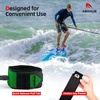 image:imageAbahub Coil SUP Leash10 ft Coiled Paddle Board Leashes57mm Legrope Strapgreen