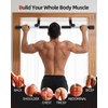 image:imageAbahub Home Pull Up Bar  Doorway Mount for Apartments  265lb HeavyDuty Strength Trainer  MultiGrip Space Saver
