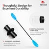 image:imageAbahub Kayak Paddle with Free Leash 220240cm Kayaking Oarsblue