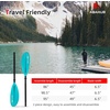 image:imageAbahub Kayak Paddle with Free Leash 220240cm Kayaking Oarsteal