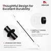 image:imageAbahub Kayak Paddle with Free Leash 220240cm Kayaking Oarswhite