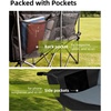 image:imageAbahub Loveseat Camping Lawn Chairs Two Person Seater Double Couch DualBlackgrey