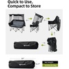image:imageAbahub Loveseat Camping Lawn Chairs Two Person Seater Double Couch DualBlackgrey With Canopy