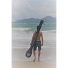 image:imageAbahub Premium SUP Paddle Bag for 2 Piece Adjustable Stand Up Paddles Fixed Carbon Paddle