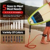 image:imageAbahub Surfboard Leash 678910 ft Straight Legrope Strap for BoardsClear Red