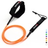 image:imageAbahub Surfboard Leash 678910 ft Straight Legrope Strap for BoardsOrange