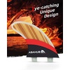 image:imageAbahub Surfboard Thruster Fins Set Compatible with FCS Style Fin BoxFiberglass Teak Veneer without accessories