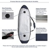 image:imageAbahub Surfboard Travel Bag Foam Padded Day Bag Cover for 60100Blue