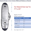 image:imageAbahub Surfboard Travel Bag Foam Padded Day Bag Cover for 60100Blue
