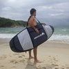 image:imageAbahub Surfboard Travel Bag Foam Padded Day Bag Cover for 60100Blue