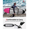 image:imageAbahub Surfboard Travel Bag Foam Padded Day Bag Cover for 60100Deep Pink