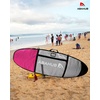 image:imageAbahub Surfboard Travel Bag Foam Padded Day Bag Cover for 60100Deep Pink