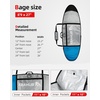 image:imageAbahub Surfboard Travel Bag Foam Padded Day Bag Cover for 60100Light Blue