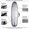 image:imageAbahub Surfboard Travel BagEasy Carry for SurfingAirplaneFits 60100100 x 33