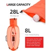 image:imageAbahub Swim Buoy Safety Tow Float Swim Bubble for OpenWaterOrange