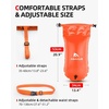image:imageAbahub Swim Buoy Safety Tow Float Swim Bubble for OpenWaterOrange