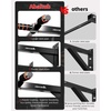 image:imageAbahub Wall Mounted Pull Up Bar440lbs MultiGrip ChinUp Bar for Home GymBlack