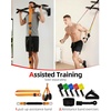 image:imageAbahub Wall Mounted Pull Up Bar440lbs MultiGrip ChinUp Bar for Home GymBlack