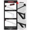 image:imageAbahub Wall Mounted Pull Up Bar440lbs MultiGrip ChinUp Bar for Home GymWhite