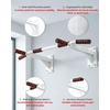 image:imageAbahub Wall Mounted Pull Up Bar440lbs MultiGrip ChinUp Bar for Home GymWhite