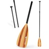 image:imageAbahub 34Piece Adjustable SUP Paddle Lightweight Aluminum Alloy ShaftSplicing Wood Print