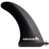 image:imageAbahub 910 Paddleboard Fin with 1 Screw Replacement Single Center Fins10 Black Standard Fin Fiberglass NoTool