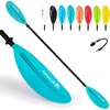 image:imageAbahub Kayak Paddle with Free Leash 220240cm Kayaking Oarsteal
