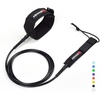 image:imageAbahub Surfboard Leash 678910 ft Straight Legrope Strap for BoardsBlack