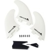 White with screws and key
