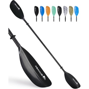 image:imageAbahub 210230cm230250cm Adjustable Kayak Paddle for KayakBoatingBlack