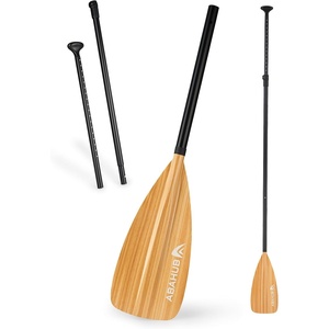 image:imageAbahub 34Piece Adjustable SUP Paddle Lightweight Aluminum Alloy ShaftClear Wood Print