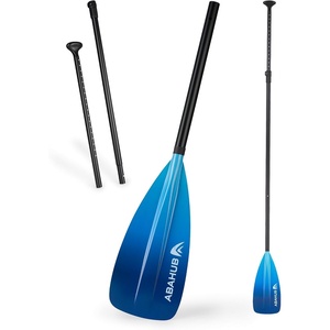 image:imageAbahub 34Piece Adjustable SUP Paddle Lightweight Aluminum Alloy ShaftGradient Blue Print