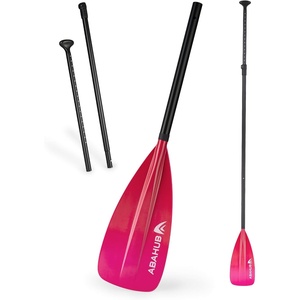 image:imageAbahub 34Piece Adjustable SUP Paddle Lightweight Aluminum Alloy ShaftGradient Pink Print