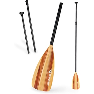 image:imageAbahub 34Piece Adjustable SUP Paddle Lightweight Aluminum Alloy ShaftSplicing Wood Print