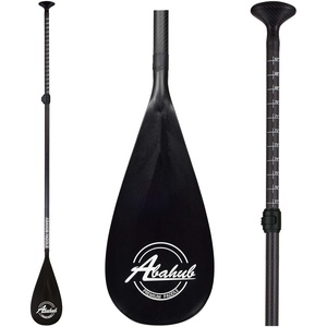 image:imageAbahub 3Piece Carbon Fiber SUP PaddleAdjustable 6786 Lightweight with BagBlack