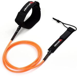 image:imageAbahub Surfboard Leash 678910 ft Straight Legrope Strap for BoardsOrange