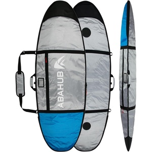 image:imageAbahub Surfboard Travel Bag Foam Padded Day Bag Cover for 60100Light Blue