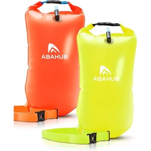 image:imageAbahub Swim Buoy Safety Tow Float Swim Bubble for OpenWaterOrangegreen