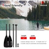 image:imageAbahub 1 x 4 Section Carbon Fiber SUP Kayak PaddleBlack