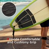 image:imageAbahub 3Piece EVA Surfboard Traction Pad Deck Pad with Kicker for Boards5 pcsblack
