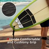 image:imageAbahub 3Piece EVA Surfboard Traction Pad Deck Pad with Kicker for Boards5 pcswhite