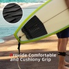image:imageAbahub 3Piece EVA Surfboard Traction Pad Deck Pad with Kicker for BoardsBlack