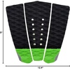 image:imageAbahub 3Piece EVA Surfboard Traction Pad Deck Pad with Kicker for BoardsGreen
