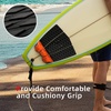 image:imageAbahub 3Piece EVA Surfboard Traction Pad Deck Pad with Kicker for BoardsOrange