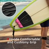 image:imageAbahub 3Piece EVA Surfboard Traction Pad Deck Pad with Kicker for BoardsPink